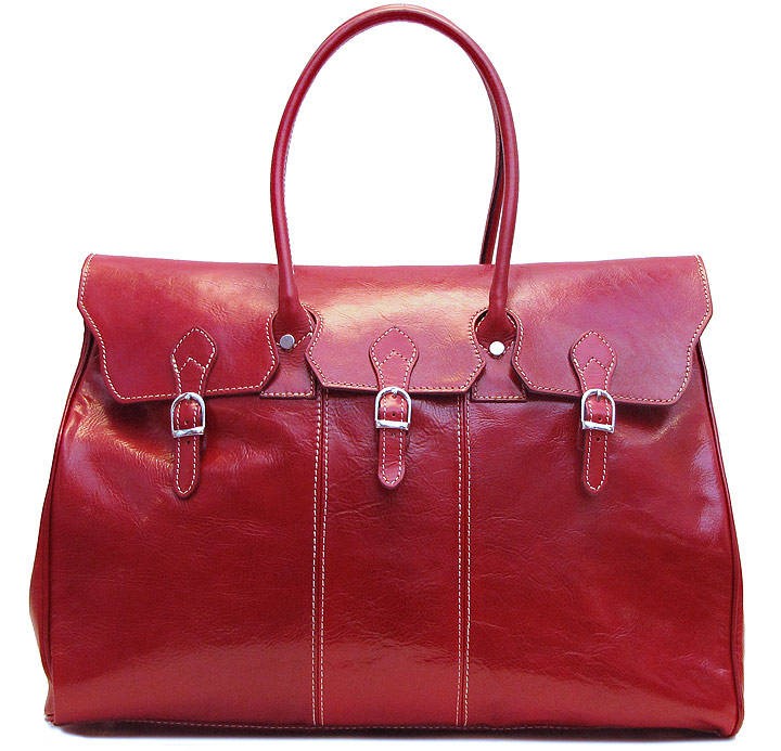 Calfskin Leather Weekend Travel Bag factory